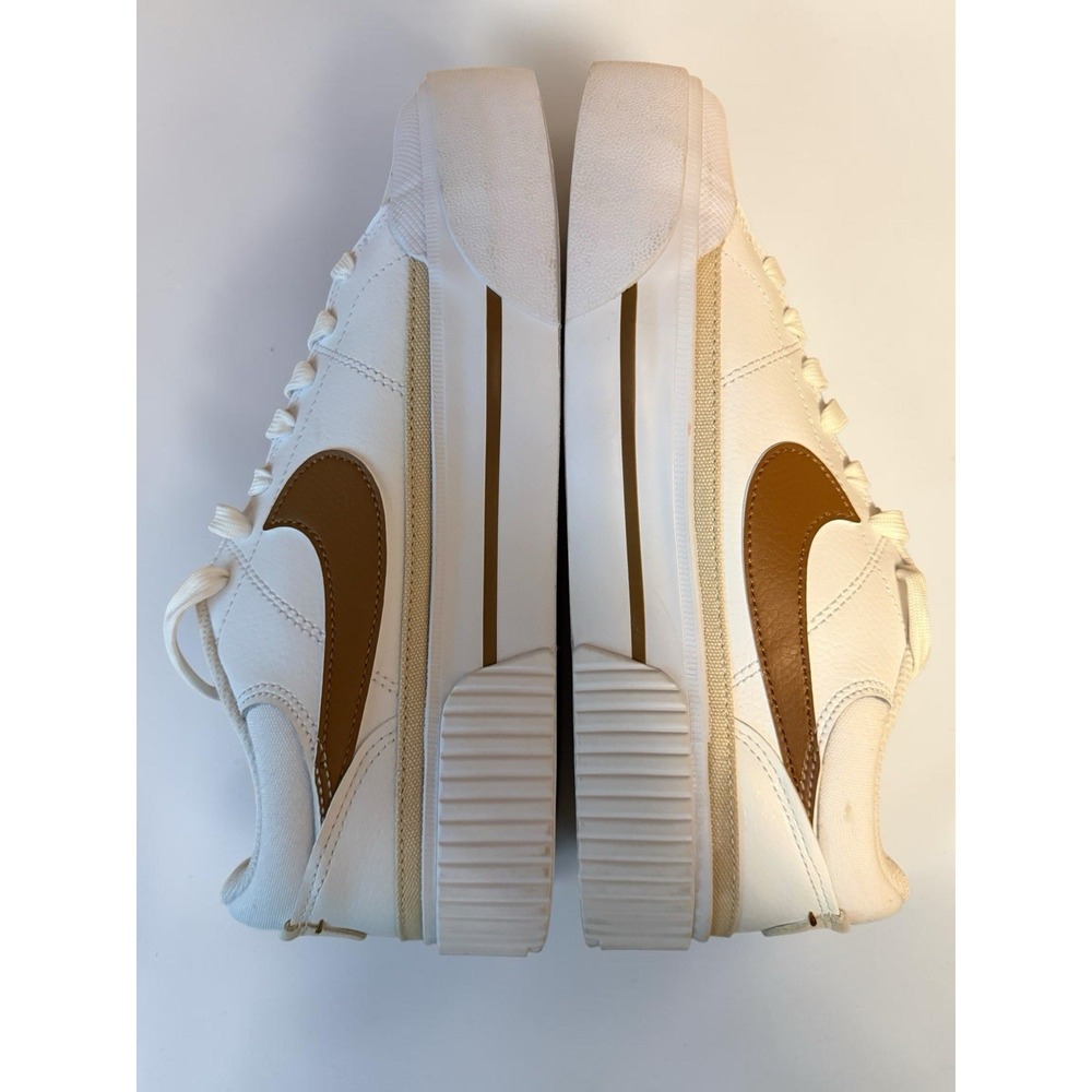 Nike Women's Court Legacy Lift White British Tan Sanddrift Size 8 NWOB Read Desc - Picture 4 of 9